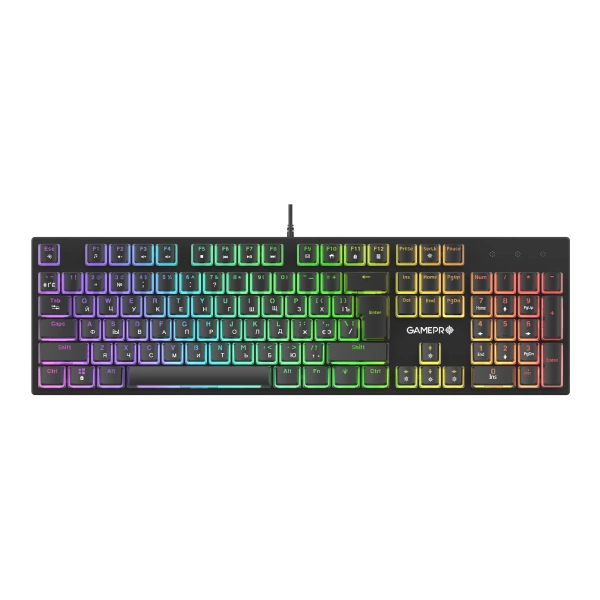 Купити Клавіатура GamePro MK85B Blue Switch RGB USB Black - фото 1