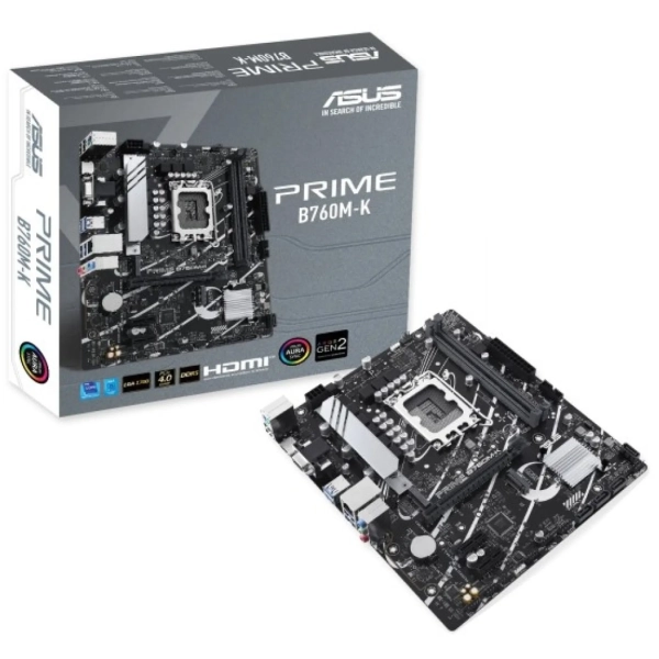 Купити Материнська плата ASUS PRIME B760M-K - фото 1