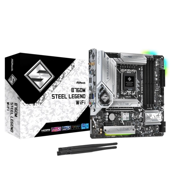 Купити Материнська плата ASRock B760M STEEL LEGEND WIFI - фото 1