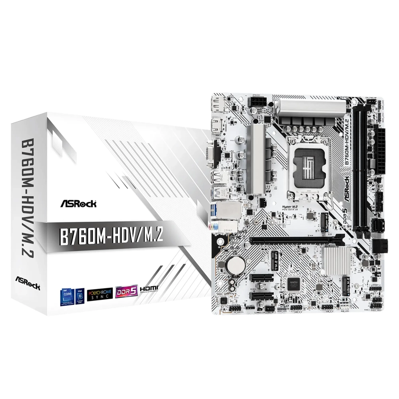 Купити Материнська плата ASRock B760M-HDV/M.2 - фото 1