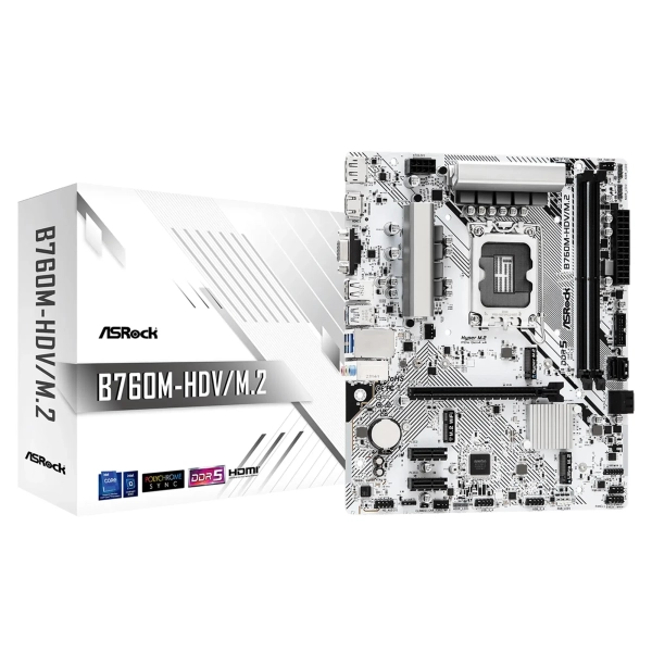 Купити Материнська плата ASRock B760M-HDV/M.2 - фото 1
