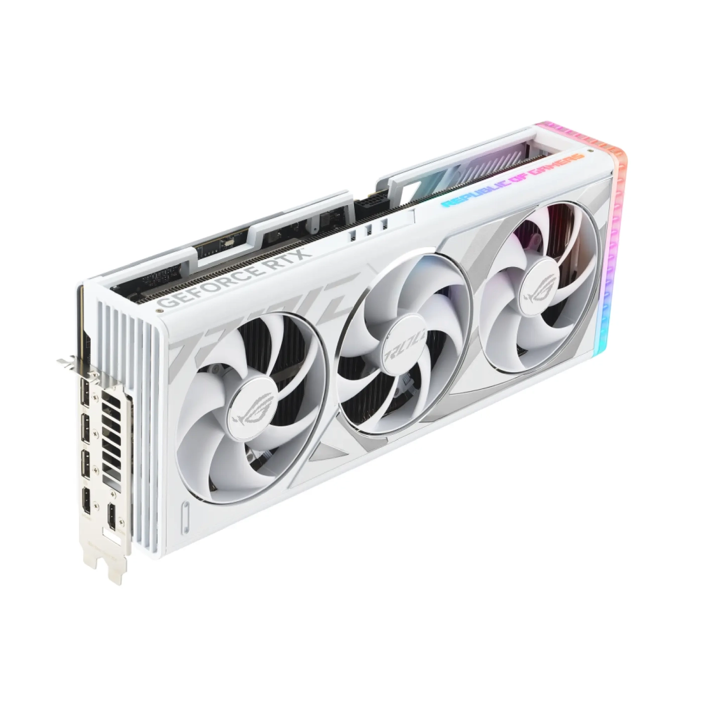 Купити Відеокарта ASUS ROG Strix GeForce RTX 4080 16GB GDDR6X White Edition (ROG-STRIX-RTX4080-16G-WHITE) - фото 3