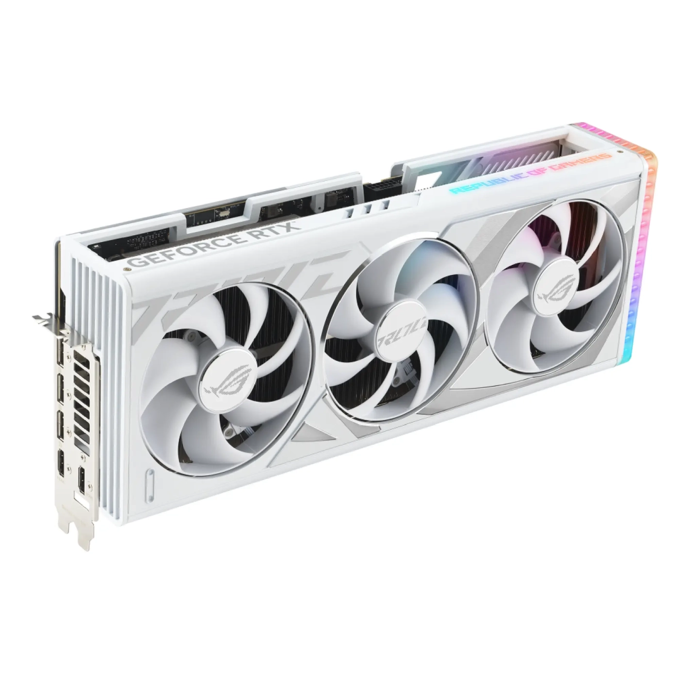 Купити Відеокарта ASUS ROG Strix GeForce RTX 4080 16GB GDDR6X White Edition (ROG-STRIX-RTX4080-16G-WHITE) - фото 4