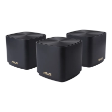 Купить Маршрутизатор ASUS ZenWiFi XD4 3PK Black AX1800 1xGE LAN 1x1GE WAN WPA3 OFDMA MESH (90IG05N0-MO3RH0) - фото 1