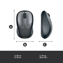 Купити Мишка Logitech M235 Wireless Black (910-002201) - фото 7