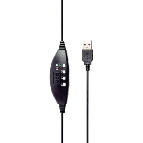 Купити Навушники Gembird MHS-U-001 Black USB (MHS-U-001) - фото 4
