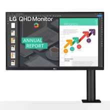 Купить Монитор 27" LG 27QN880-B 2xHDMI DP USB-C MM IPS QHD 75Hz sRGB 99% FreeSync Pivot HDR10 (27QN880-B) - фото 2