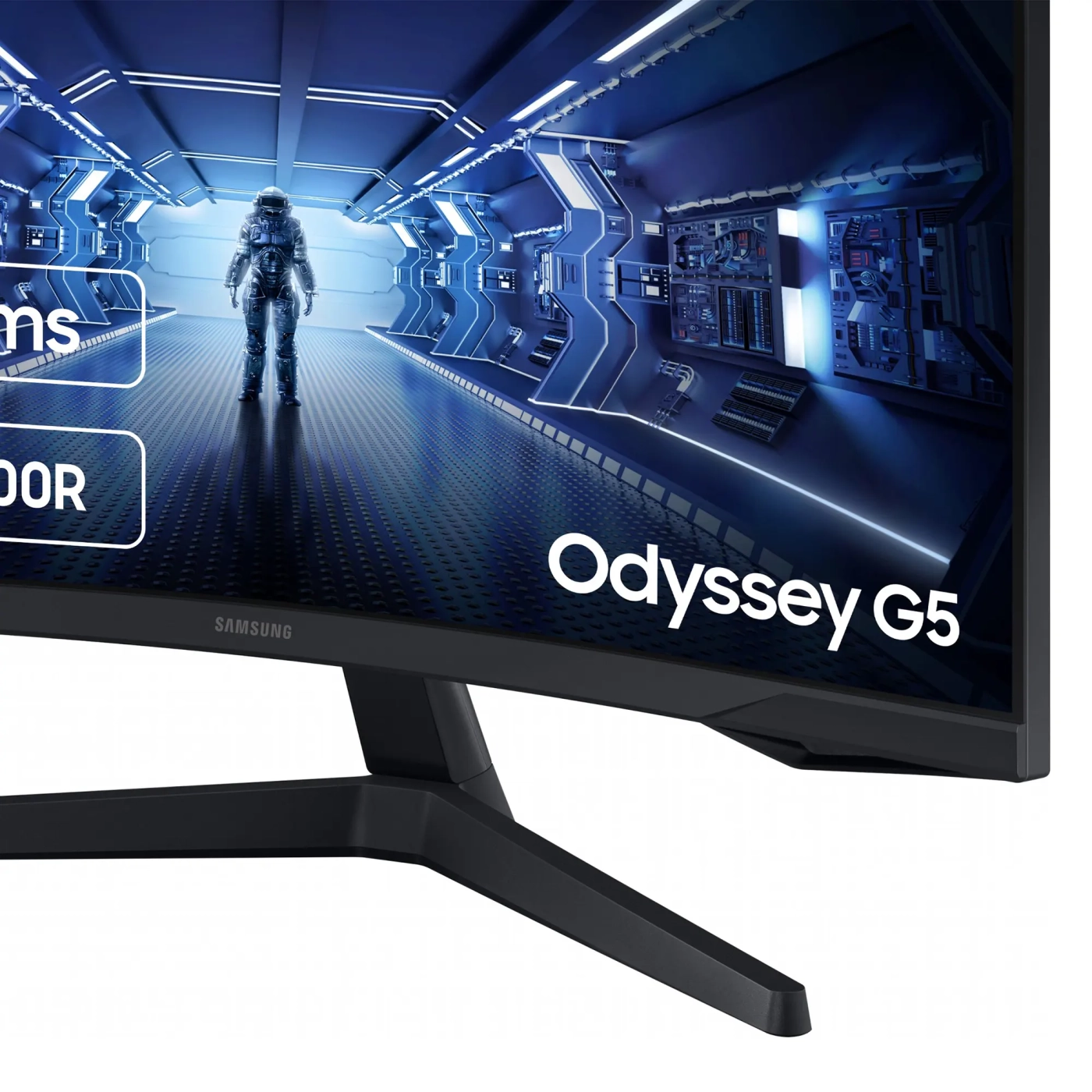 Купить Монитор 27" Samsung Odyssey G5 LC27G55T 2xHDMI DP VA QHD 144Hz 1ms CURVED Black (LC27G55TQWIXCI) - фото 8