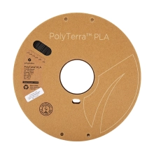 Купить PolyTerra PLA Filament (пластик) для 3D принтера Polymaker 1кг, 1.75мм, древесный уголь черный - фото 3