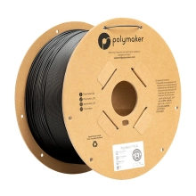 Купить PolyTerra PLA Filament (пластик) для 3D принтера Polymaker 3кг, 1.75мм, древесный уголь черный - фото 1