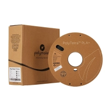 Купить PolyTerra PLA Plus Filament (пластик) для 3D принтера Polymaker 1кг, 1.75мм, черный - фото 4