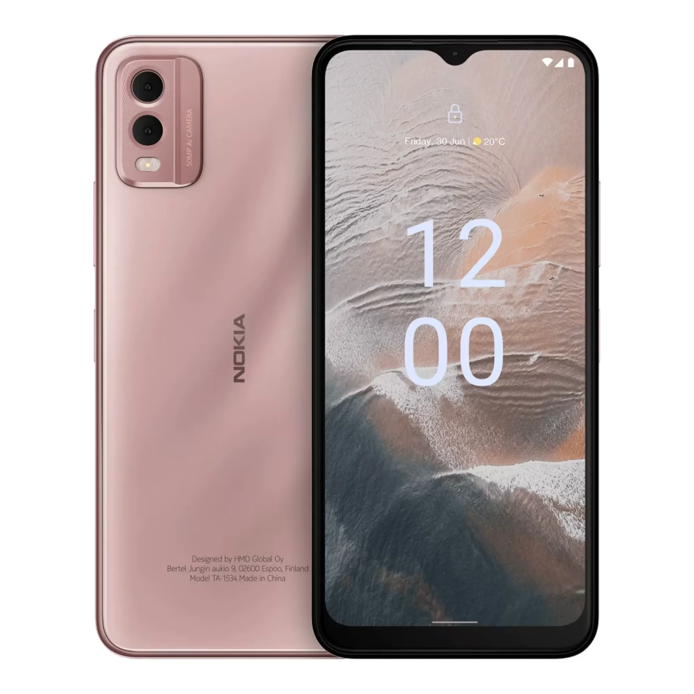 Купить Cмартфон Nokia С32 4/64Gb DS Pink (SP01Z01Z3393Y) - фото 1