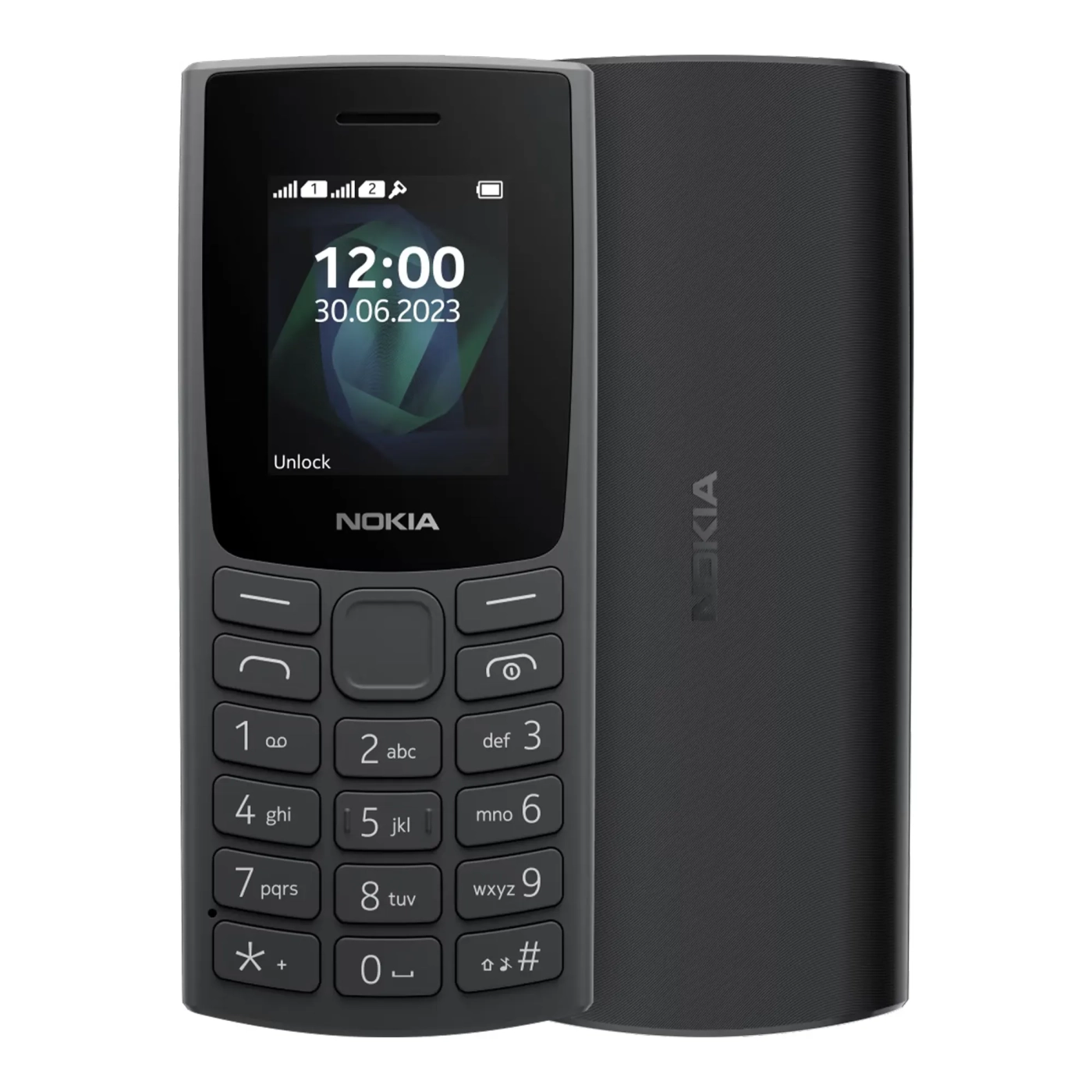 Купити Мобільний телефон Nokia 105 SS 2023 Charcoal (1GF019EPA2C01) - фото 1