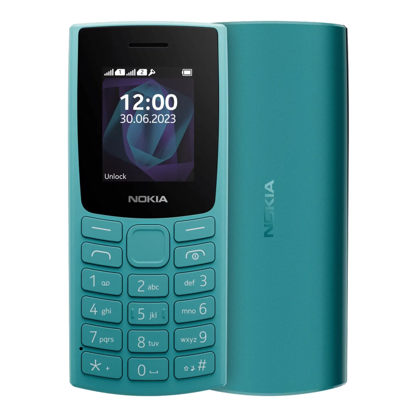 Купити Мобільний телефон Nokia 105 SS 2023 Cyan (1GF019EPG6C01) - фото 1