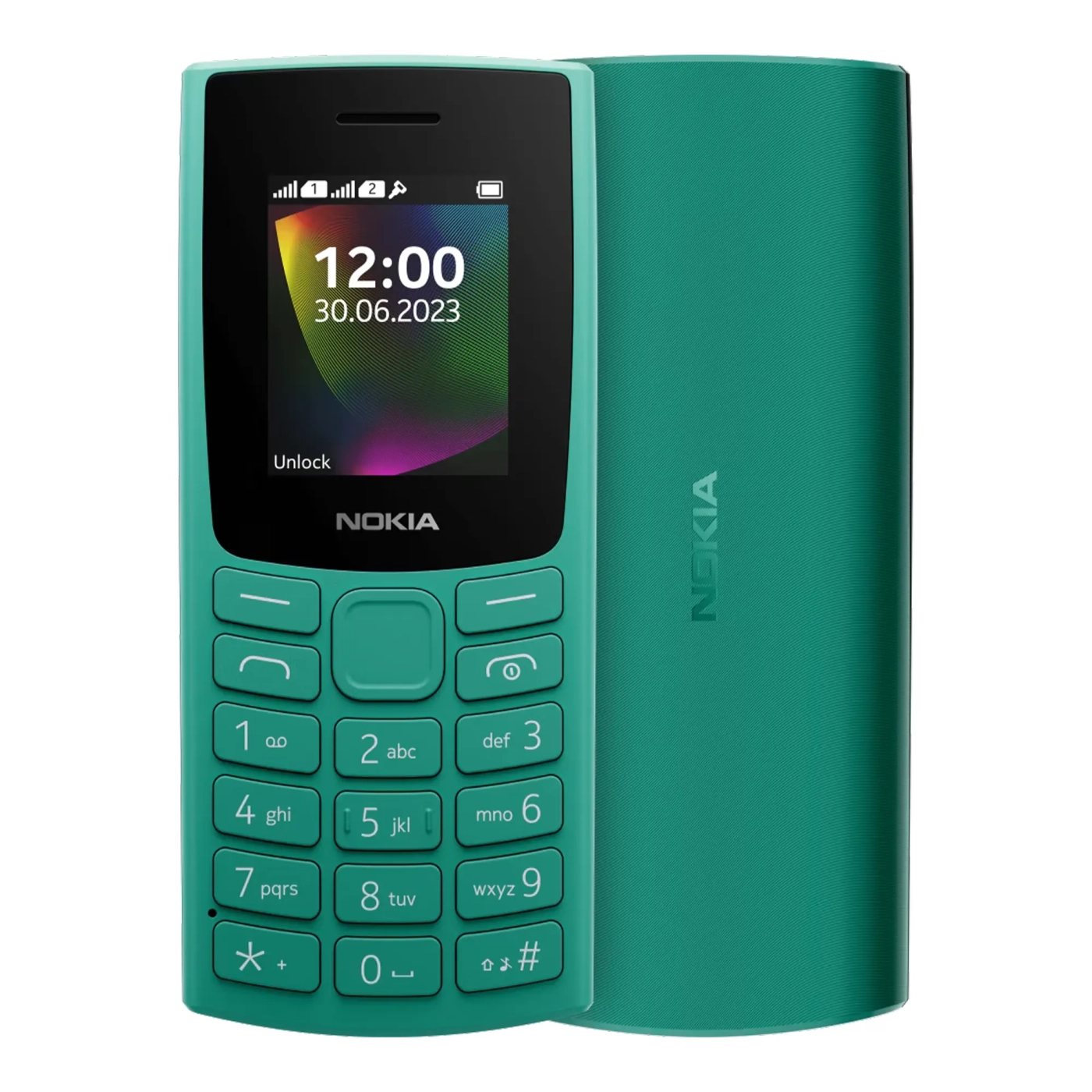 Купить Мобильный телефон Nokia 106 DS 2023 Green (1GF019BPJ1C01) - фото 1