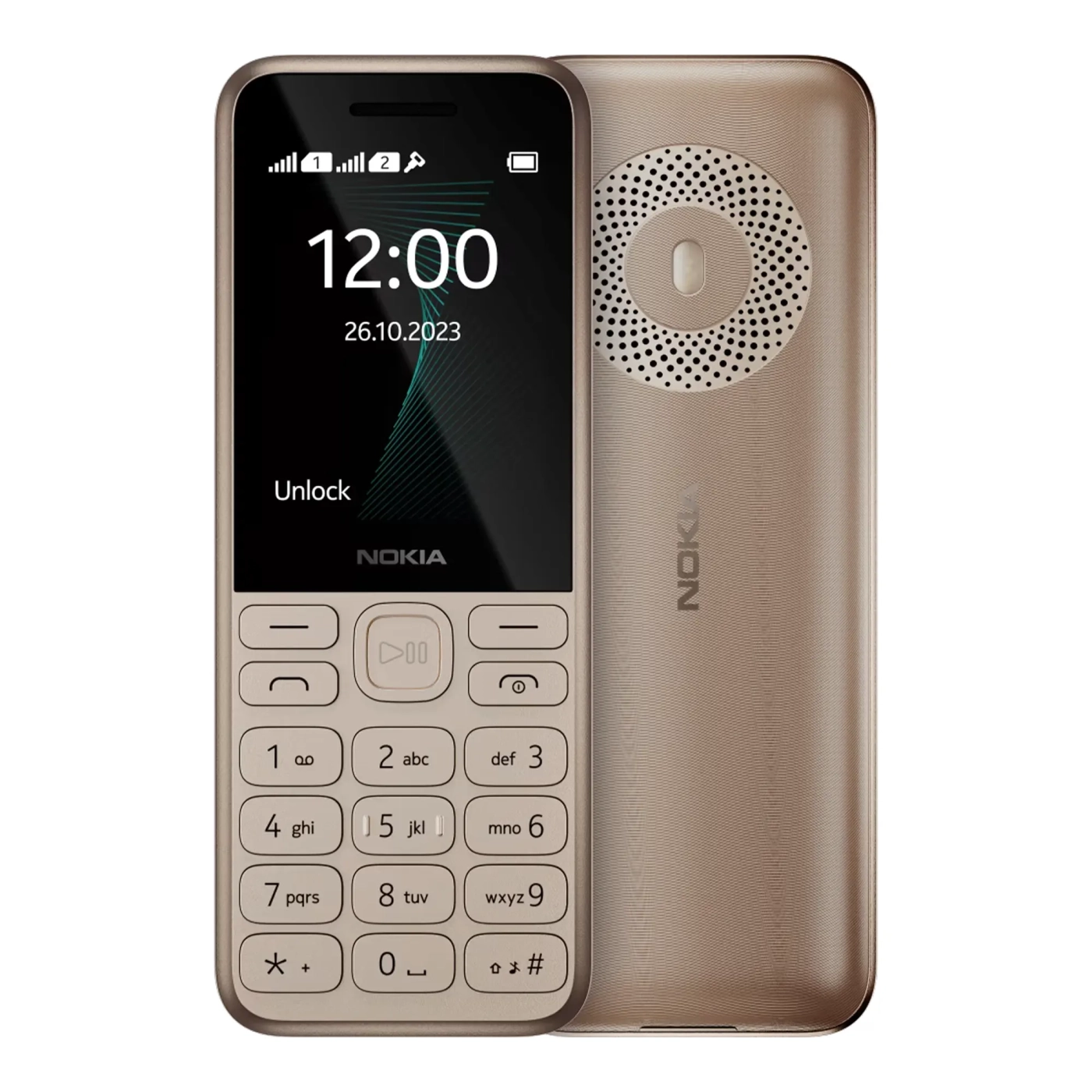 Купити Мобільний телефон Nokia 130 DS 2023 Light Gold (286844678) - фото 1