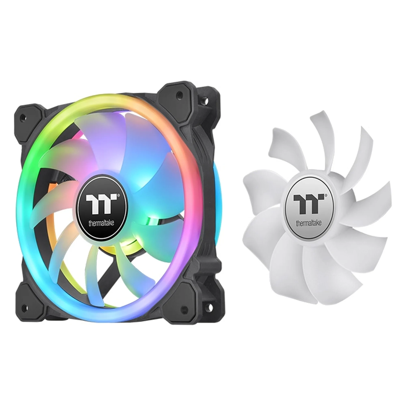 Купить Набор вентиляторов Thermaltake SWAFAN 14 RGB Radiator Fan TT Premium Edition (CL-F138-PL14SW-A) - фото 1