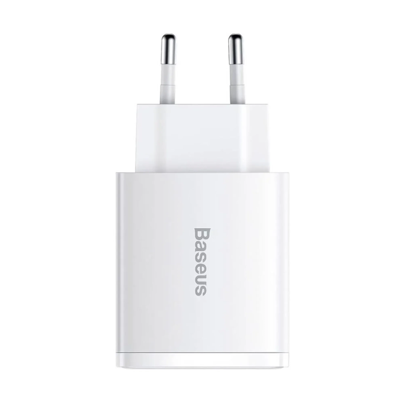 Купить Сетевое зарядное устройство для Baseus Compact Quick Charger 2U+C 30W EU White - фото 3