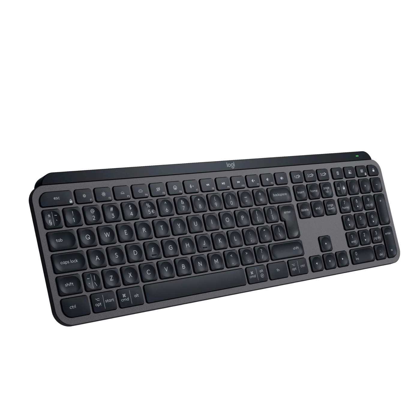 Купить Клавиатура Logitech MX Keys S Wireless UA Graphite (920-011593) - фото 1