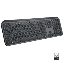Купити Клавіатура Logitech MX Keys Wireless Illuminated Graphite (920-009417) - фото 1