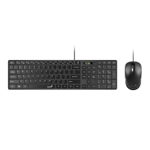Купити Комплект клавіатура та мишка Genius C-126 SlimStar USB Black Ukr (31330007407) - фото 1