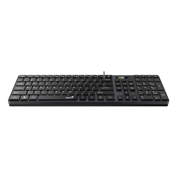 Купити Комплект клавіатура та мишка Genius C-126 SlimStar USB Black Ukr (31330007407) - фото 4