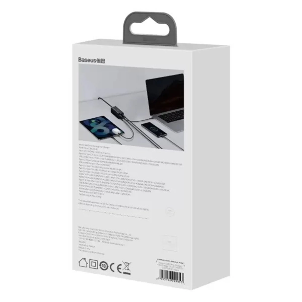 Купити Зарядний пристрій Baseus GaN3 Pro Desktop Fast Charger 2U/2C 100W EU Black - фото 9