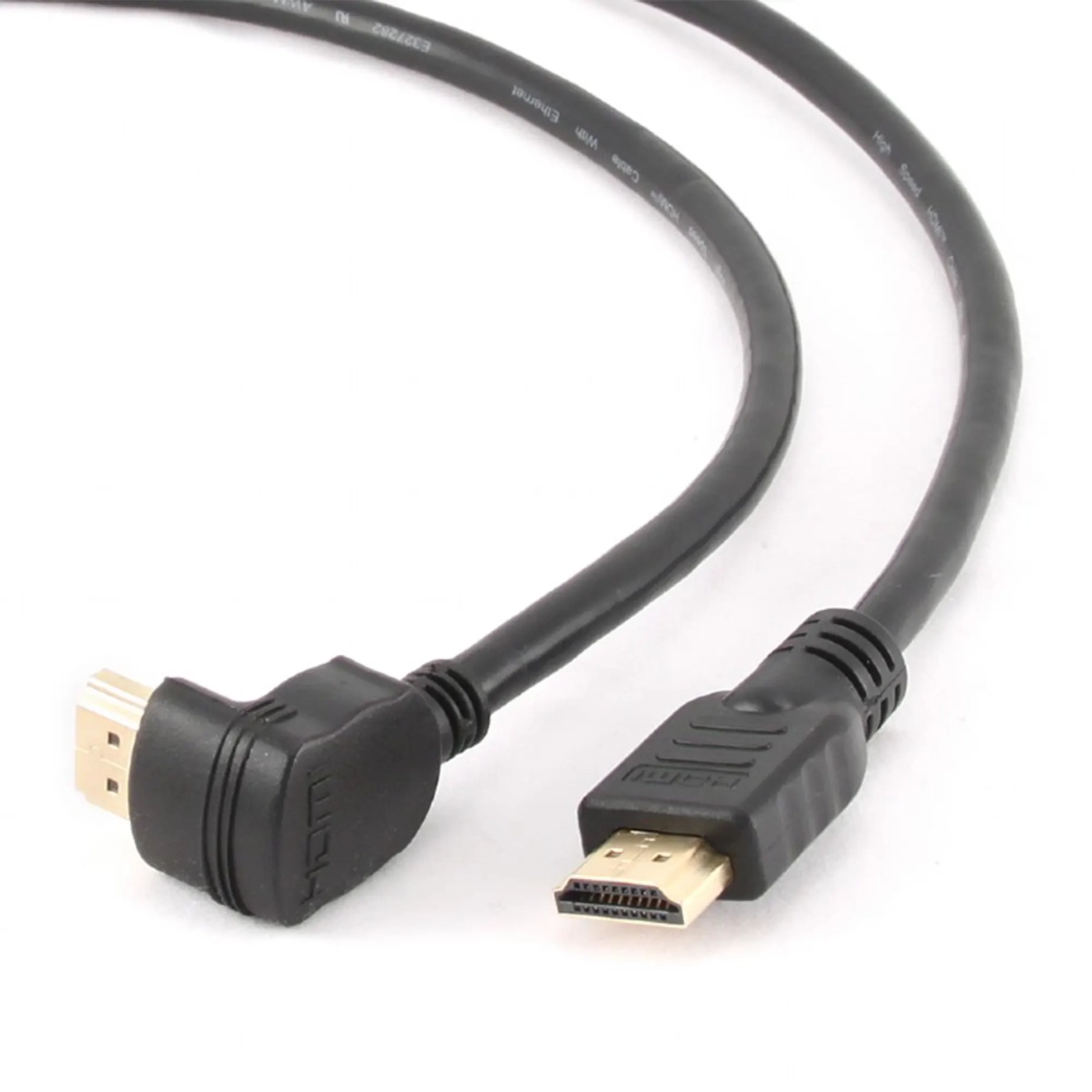 Купити Кабель Cablexpert CC-HDMI490-6, HDMI, вилка/вилка 90градусів, з позолоченими контактами, 1.8 м - фото 2