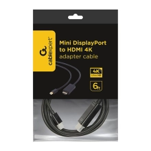Купить Кабель Cablexpert CC-mDP-HDMI-6 Mini DisplayPort-HDMI M/M 1.8м - фото 5