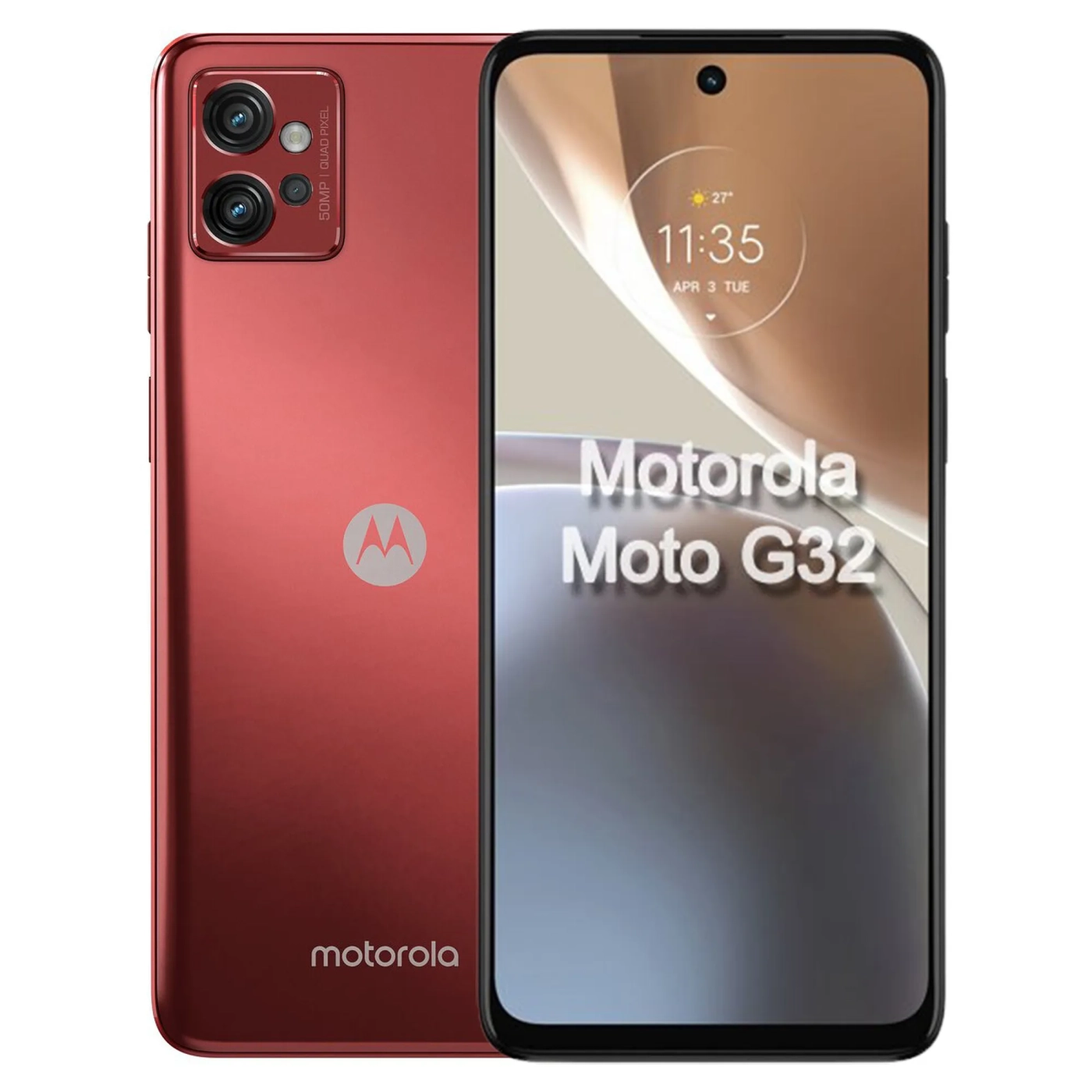 Купити Смартфон Motorola G32 8/256GB Satin Maroon (PAUU0052RS) - фото 1