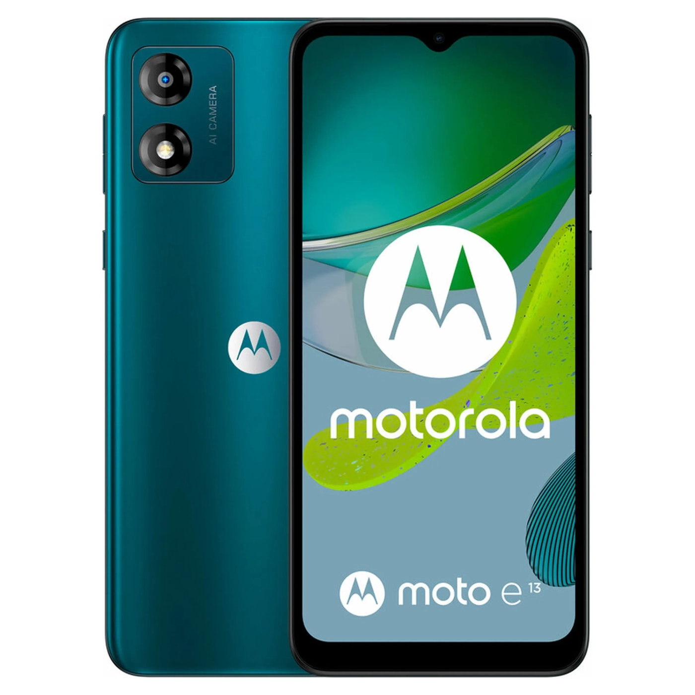 Купить Смартфон Motorola E13 2/64GB Aurora Green (PAXT0035RS) - фото 1
