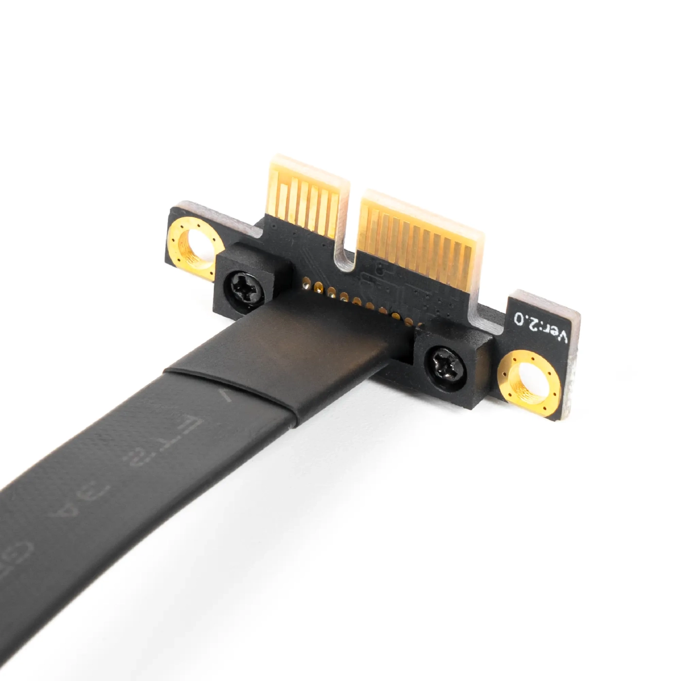 Купити Райзер PCI-E 1x to 1x ribon 10cm 90degree (CE90) PCI-E1x to1x_90 - фото 3