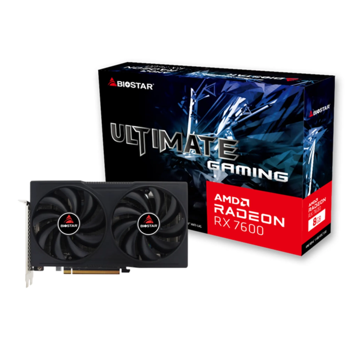 Купить Видеокарта BIOSTAR AMD Radeon RX76008GB (VA7606RM81-RBARA-BS2) - фото 4