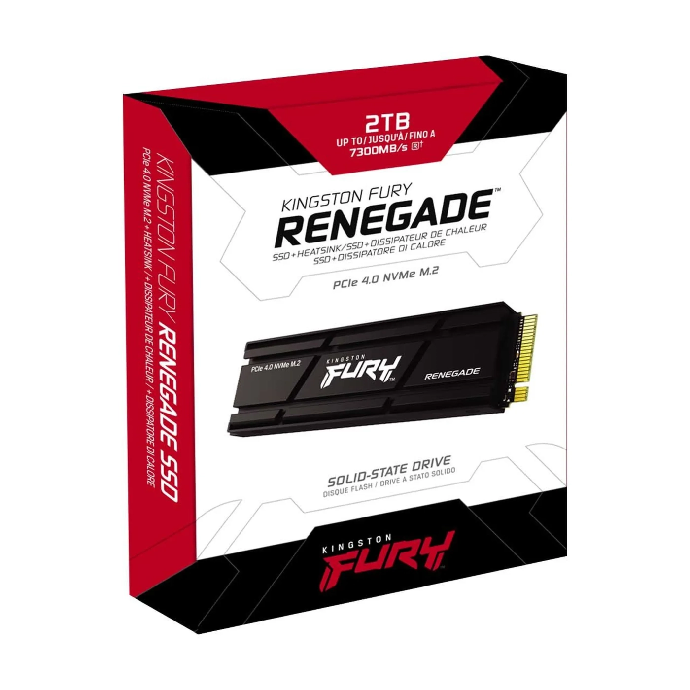 Купить SSD Kingston Fury Renegade 2TB M.2 2280 PCIe 4.0 x4 NVMe 3D TLC + радиатор (SFYRDK/2000G) - фото 3
