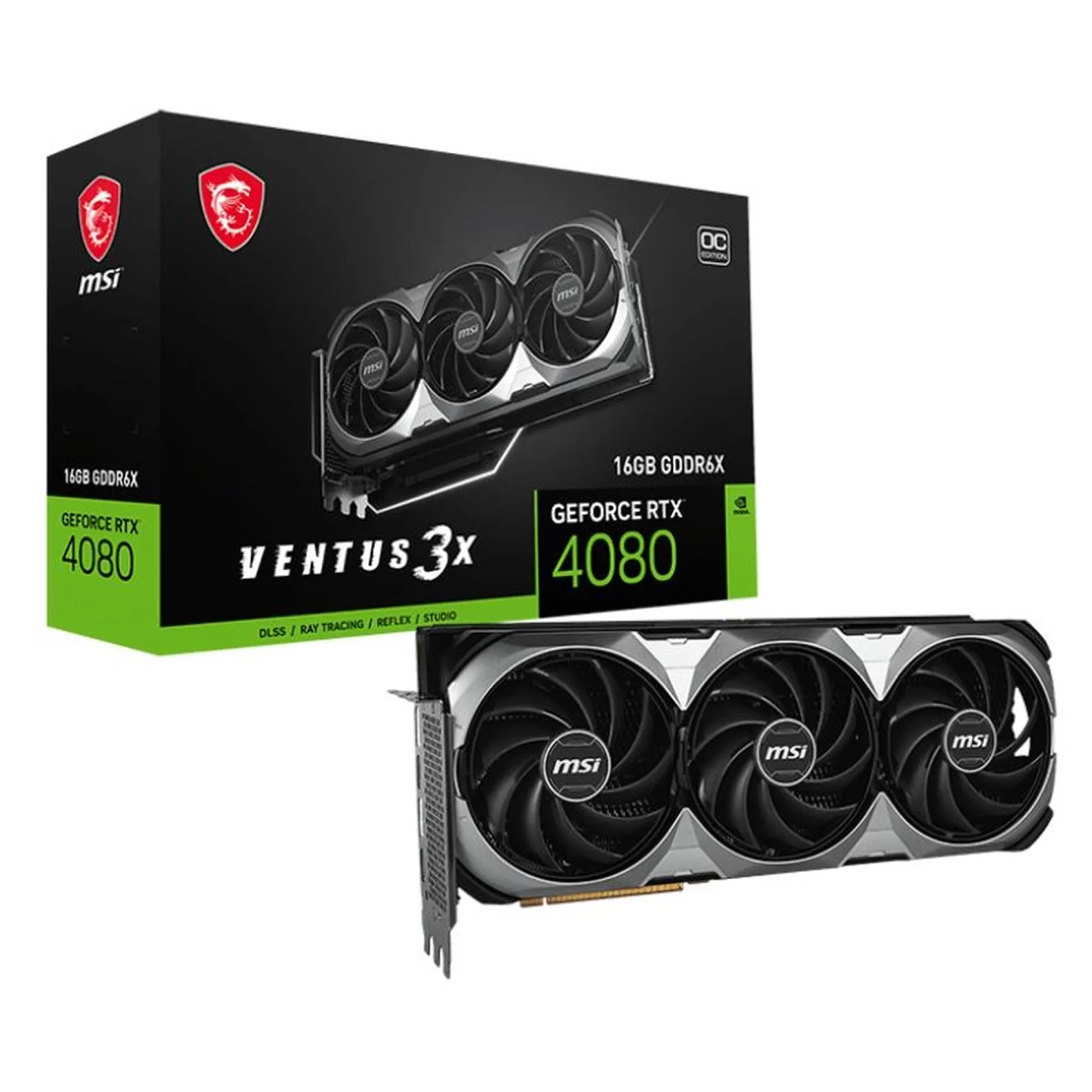 Купить Видеокарта MSI Nvidia GeForce RTX 4080 VENTUS 3X E 16G OC - фото 7