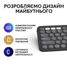 Купить Клавиатура Logitech Pebble Keys 2 K380s Tonal Graphite UA (920-011851) - фото 11