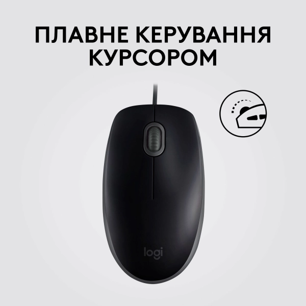 Купити Миша Logitech B110 Silent - BLACK - USB - фото 4