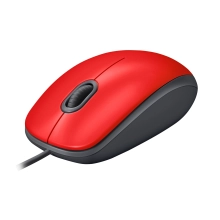 Купить Мышь Logitech M110 Silent-RED-USB - фото 1