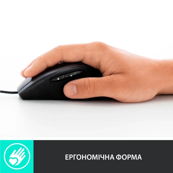 Купить Мышь Logitech Advanced Corded Mouse M500s-BLACK-USB - фото 3