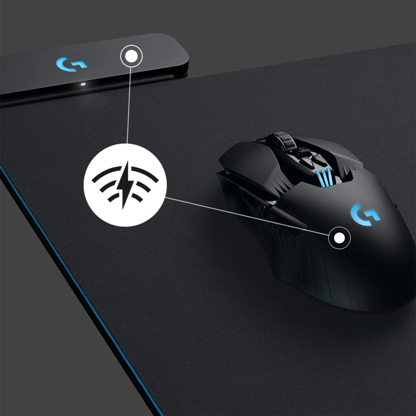 Купити Ігрова поверхня Logitech G Power Play Wireless Charging System (943-000110) - фото 2