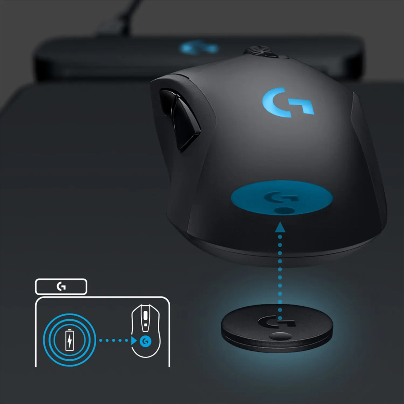 Купити Ігрова поверхня Logitech G Power Play Wireless Charging System (943-000110) - фото 3