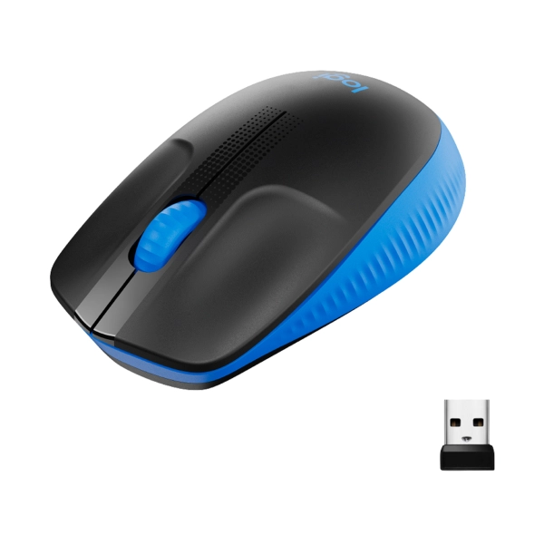 Купить Мышь Logitech M190 Full size wireless mouse blue 2.4GHZ (910-005907) - фото 2