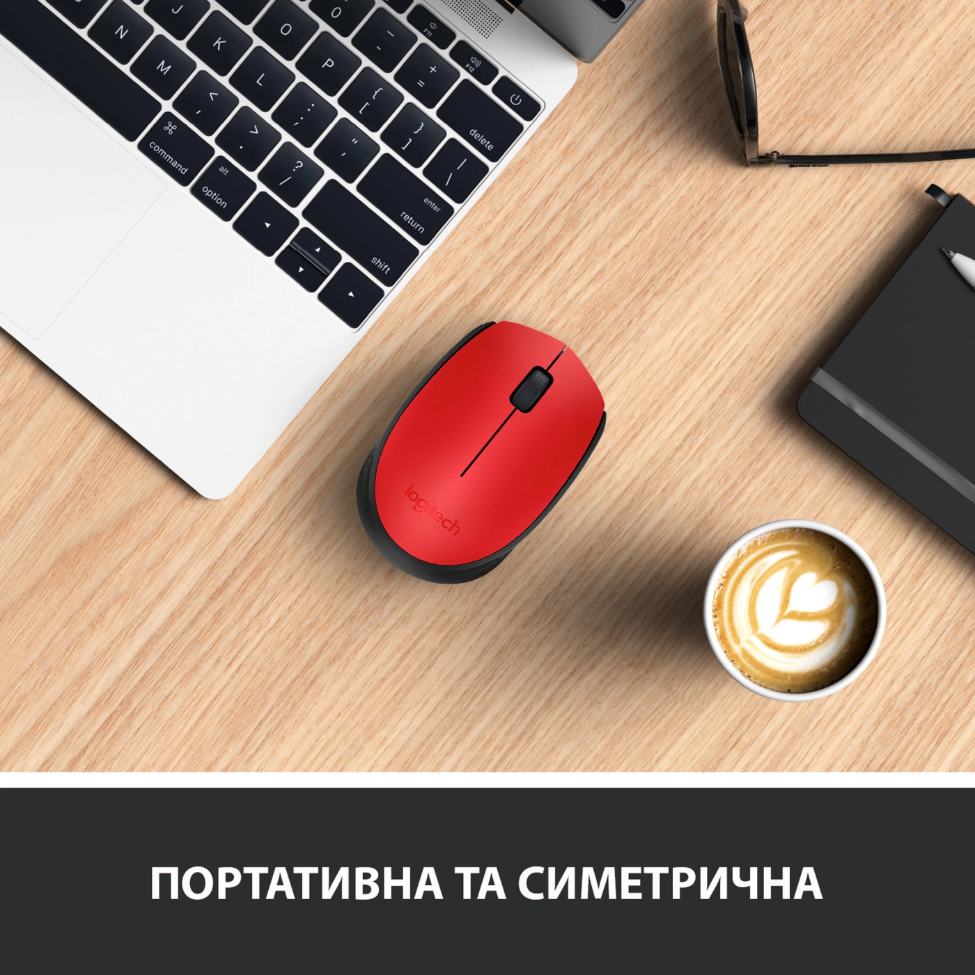 Купить Мышь Logitech Wireless Mouse M171 red (910-004641) - фото 3