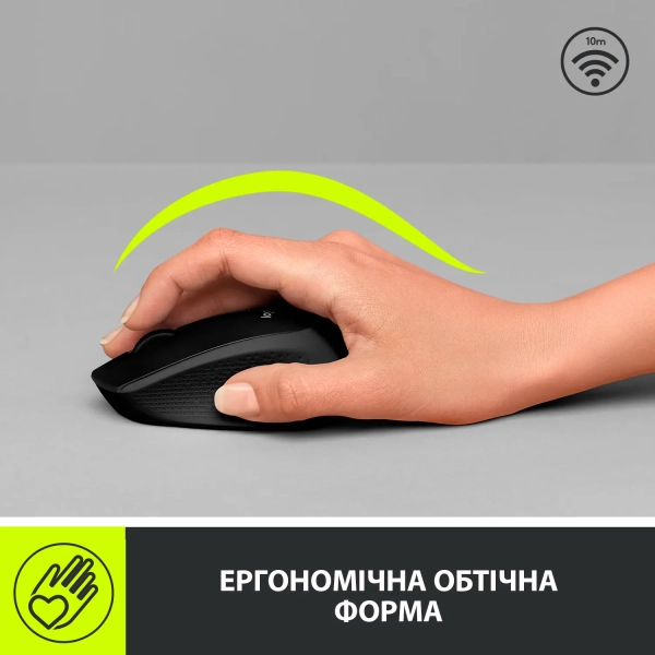 Купить Мышь Logitech Wireless Mouse M280 black (910-004287) - фото 2