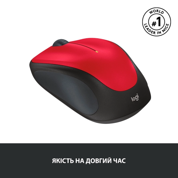 Купити Миша Logitech Wireless Mouse M235 red (910-002496) - фото 4