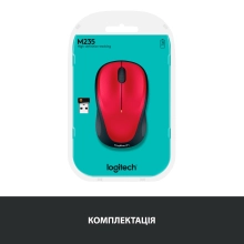 Купить Мышь Logitech Wireless Mouse M235 red (910-002496) - фото 7