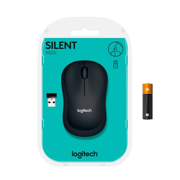 Купить Мышь Logitech Wireless Mouse M220 Silent charcoal (910-004878) - фото 8