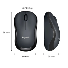 Купити Миша Logitech Wireless Mouse M220 Silent charcoal (910-004878) - фото 9