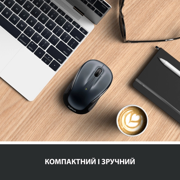Купити Миша Logitech Wireless Mouse M325s dark-silver 2.4GHZ (910-006812) - фото 2
