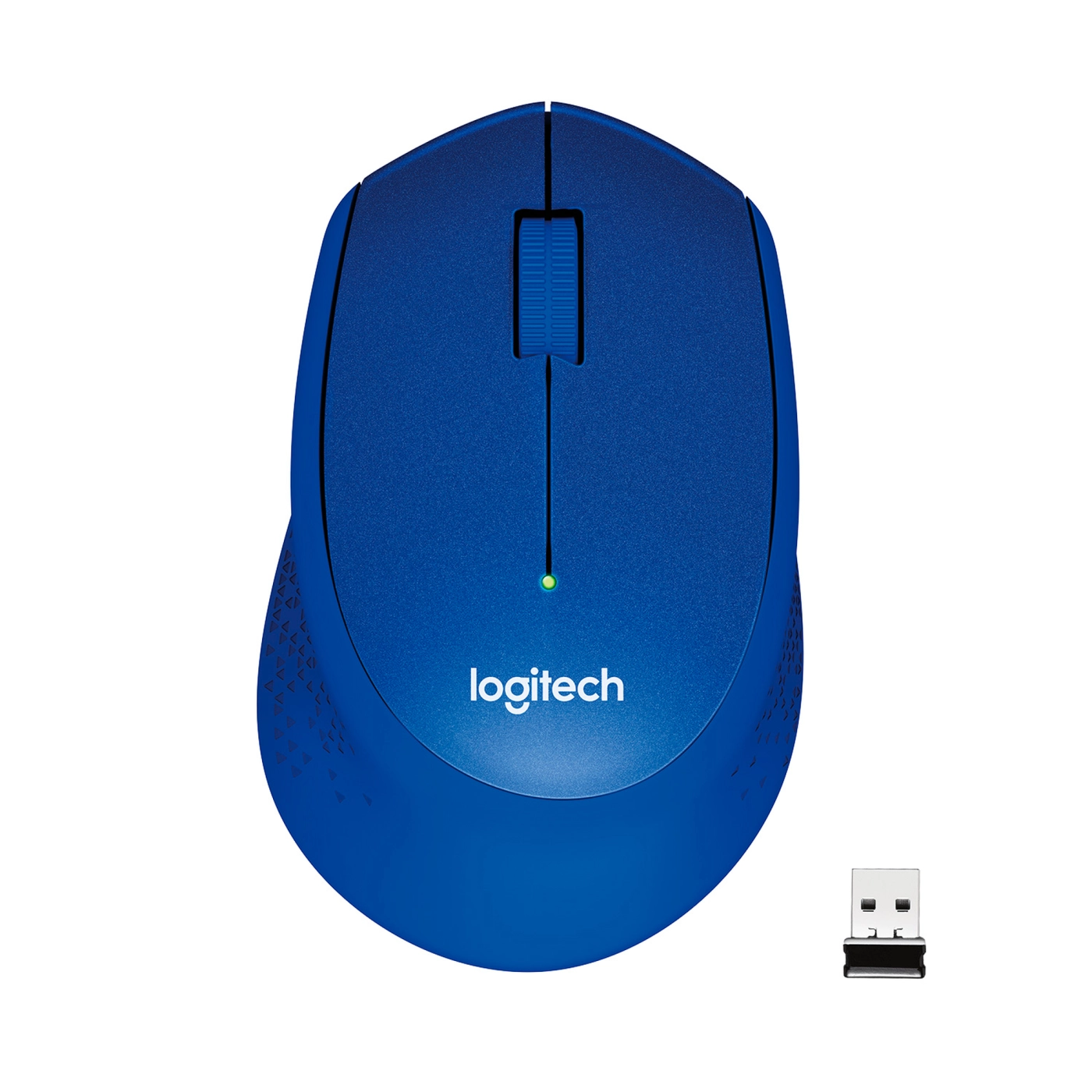 Купить Мышь Logitech Wireless Mouse M330 Silent Plus blue (910-004910) - фото 1